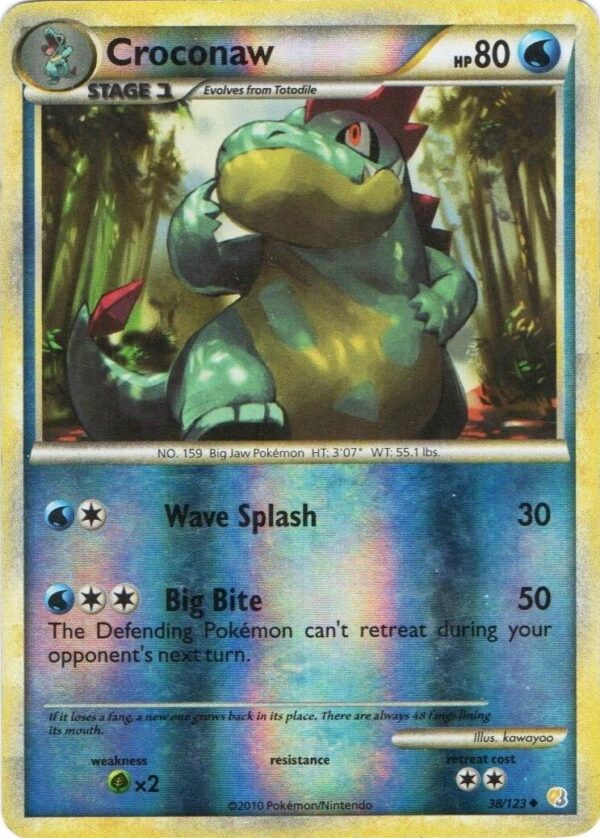 Croconaw [Reverse Holo] #38