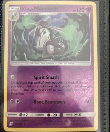 Alolan Marowak [Reverse Holo] #75