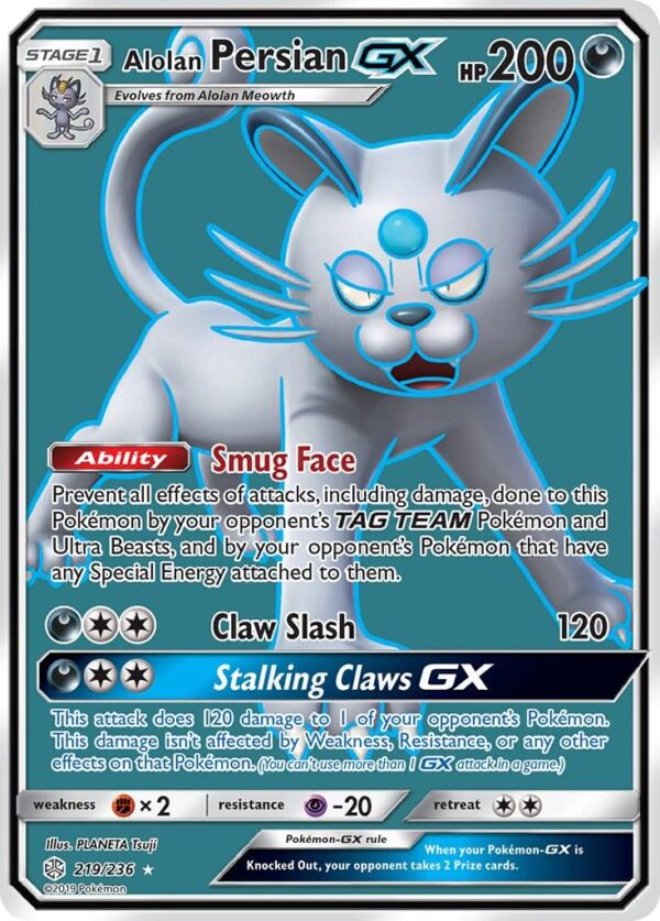 Alolan Persian GX #219