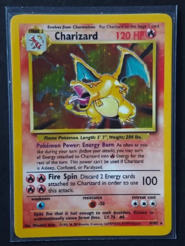 Charizard Holo 4/102 - Base Set - Eng